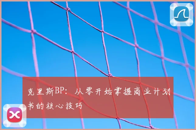 克里斯BP：从零开始掌握商业计划书的核心技巧
